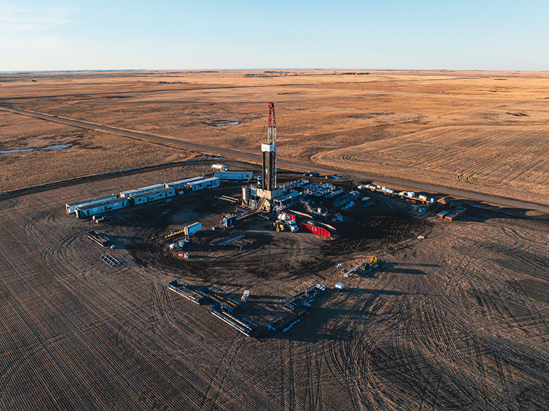 MAX Power drill rig operating at Lawson, Saskatchewan